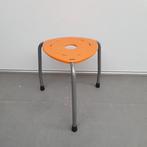 Ahrend 262 kunststof schoolkrukken - oranje - zithoogte 47, Niet ingevuld, Gebruikt, Niet ingevuld, Niet ingevuld