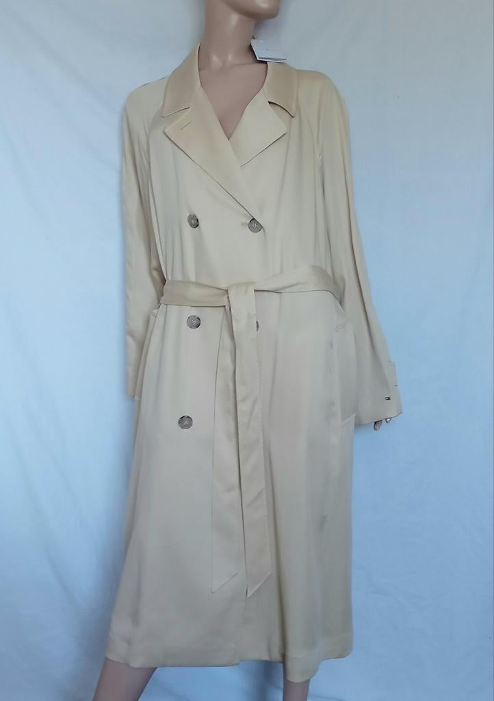 TOMMY HILFIGER Trenchcoat , Maat 44 - 46 , NIEUW, Ophalen of Verzenden, Nieuw, Maat 42/44 (L), Beige