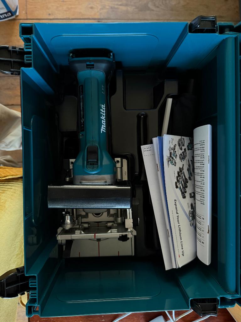 Lamellen freesmachine Makita 18V, Ophalen, Lamellenfrees, Accu, Nieuw