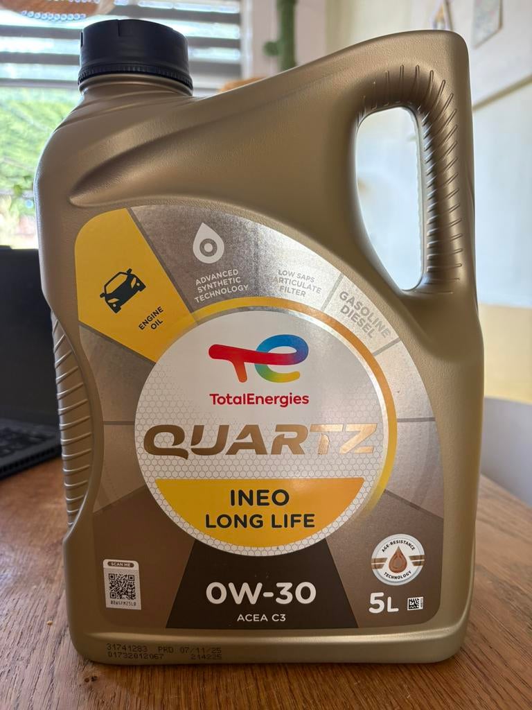 Motorolie Total quartz ineo long life 0w 30 5l, Ophalen