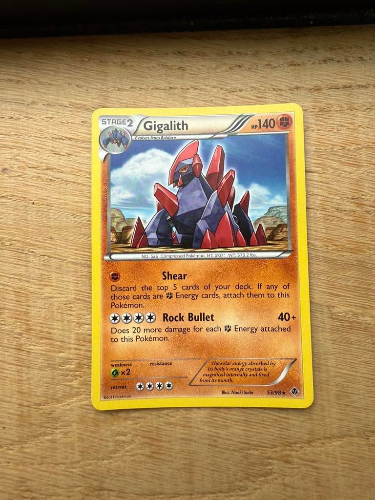 Gigalith #53/98, Ophalen of Verzenden, Zo goed als nieuw, Losse kaart