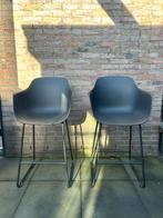 2 leuke barkrukken kunststof, Huis en Inrichting, Ophalen, Met voetsteun, 60 tot 90 cm, Zo goed als nieuw