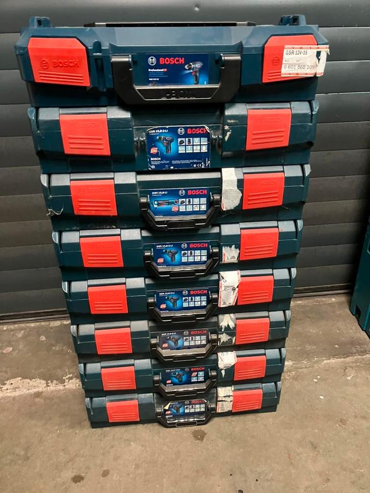 Asortimo  L boxx koffers van bosch, Doe-het-zelf en Verbouw, Gereedschapskisten, Zo goed als nieuw, Ophalen