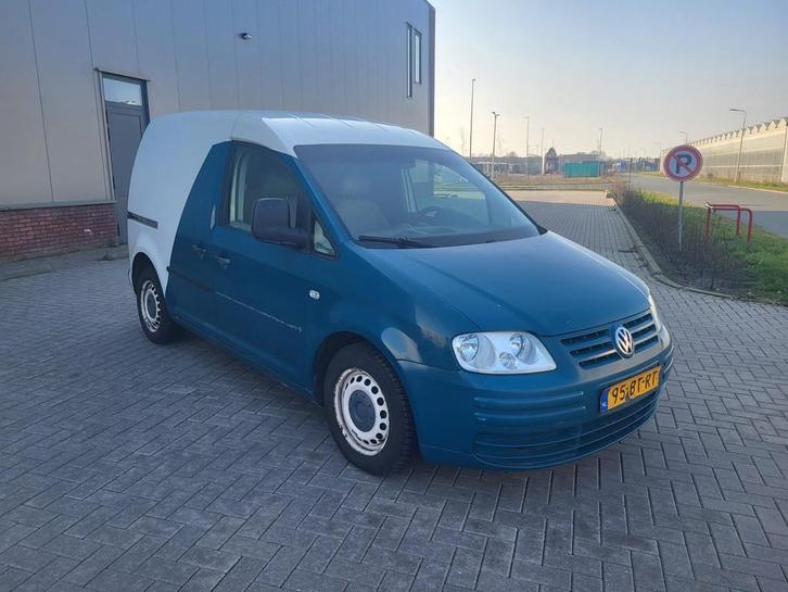 Volkswagen Caddy 2.0 SDI SCHUIFDEUR 2005 BLAUW, Auto's, Bestelauto's, Particulier, Te koop, ABS, Schuifdeur, Startonderbreker