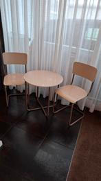 Retro vintage Twee stoelen en een tafel auping of gispen, Ophalen, Twee, Wit, Zo goed als nieuw