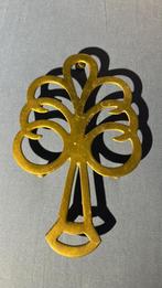 Vintage koperen onderzetter pan, “Boom” 22 x 14 cm, Huis en Inrichting, Woonaccessoires | Onderzetters, Pot of Pan, Ophalen of Verzenden