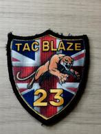 Patch RNLAF 300 Squadron TAC Blaze 2023, Verzenden, Luchtmacht, Nederland, Embleem of Badge