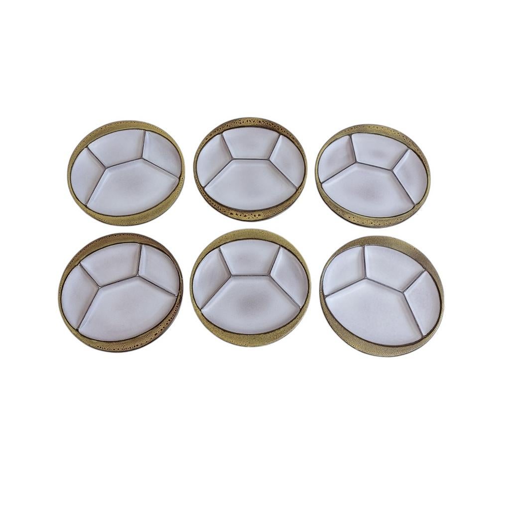 Set vintage gourmet borden Buckeburg, Huis en Inrichting, Keuken | Servies, Gebruikt, Bord(en), Overige stijlen, Overige materialen