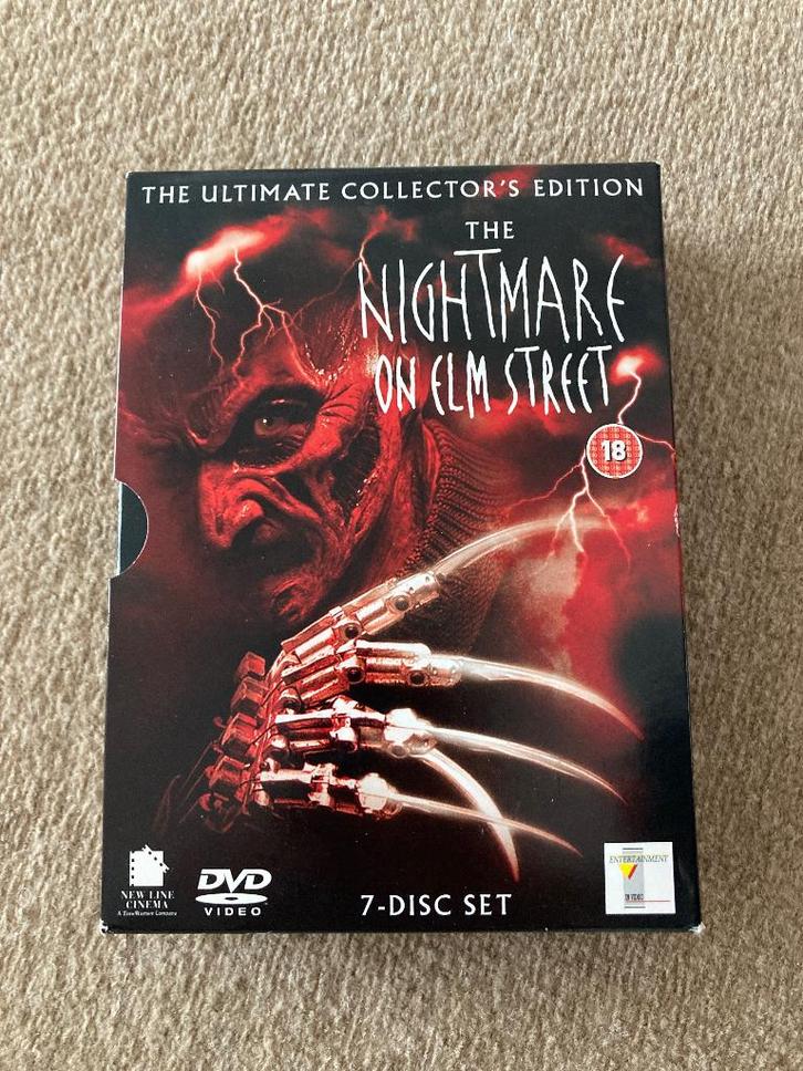 The Nightmare on Elm Street Ultimate Collector’s Edition, Cd's en Dvd's, Dvd's | Horror, Zo goed als nieuw, Monsters, Boxset, Vanaf 16 jaar