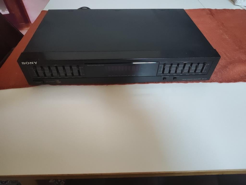 Sony 7-bands Grafische Equalizer SEQ-411, Audio, Tv en Foto, Ophalen of Verzenden, Gebruikt, Sony