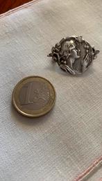 ZO MOOIE ANTIEKE ART NOUVEAU ZILVEREN A MUCHA STIJL BROCHE, Ophalen of Verzenden, Zilver, Broche