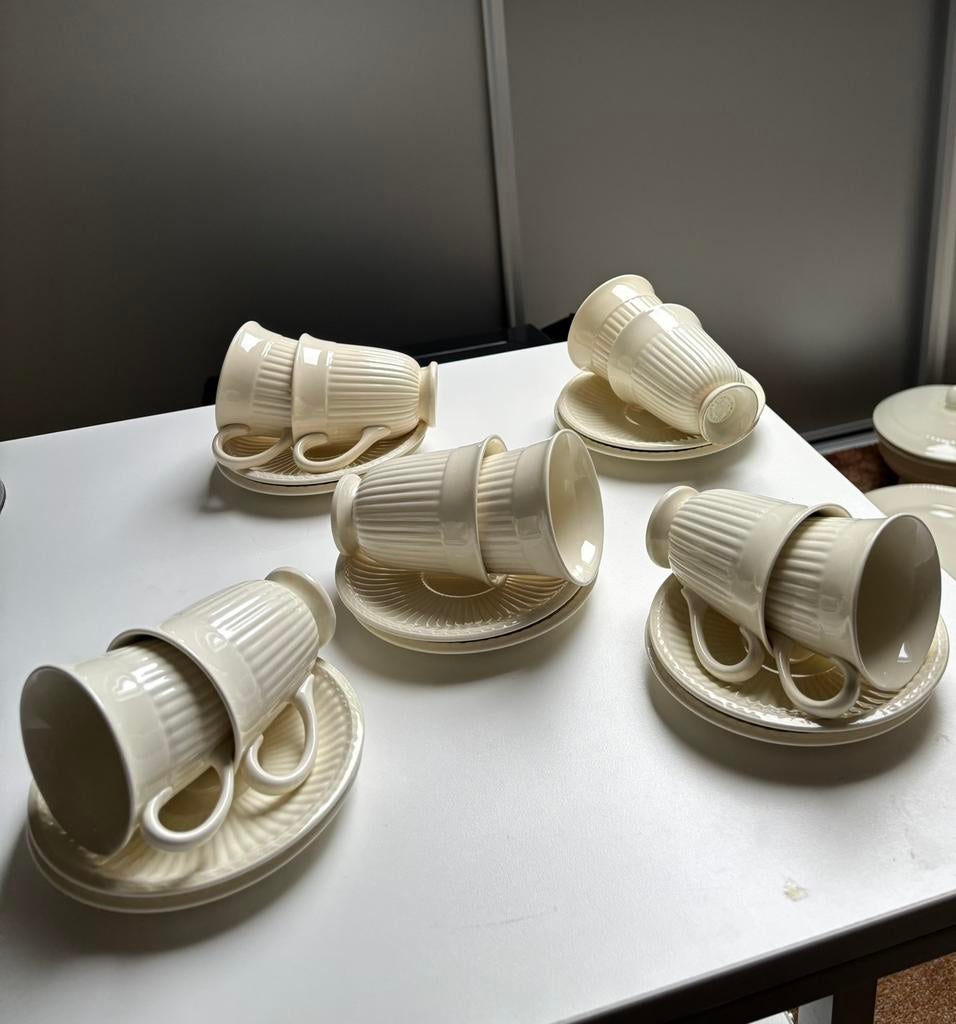 10 Early Morning Koffiekopjes Wedgwood Edme, Ophalen of Verzenden