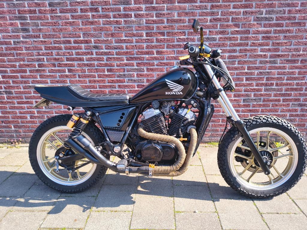 Honda VT500 flat tracker, Motoren, Ophalen, Gereviseerd