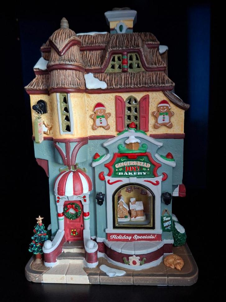 Lemax Gingerbread Joy Bakery, Diversen, Kerst, Zo goed als nieuw, Ophalen of Verzenden