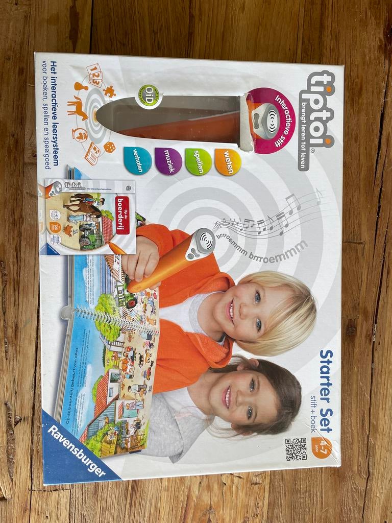 Tiptoi Starter Set Stift en Boek - Interactief Leersysteem, Ophalen of Verzenden, Zo goed als nieuw, Taal en Lezen, Met geluid