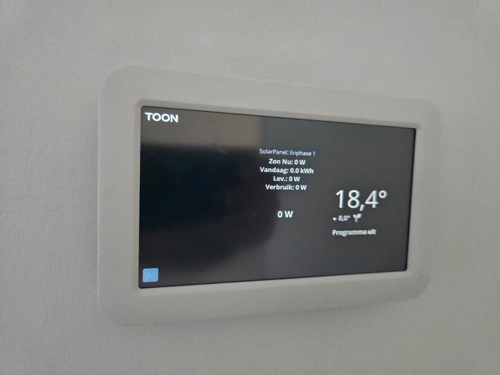 Toon 1 Thermostaat Slimme meter, Doe-het-zelf en Verbouw, Thermostaten, Gebruikt, Slimme thermostaat, Ophalen of Verzenden