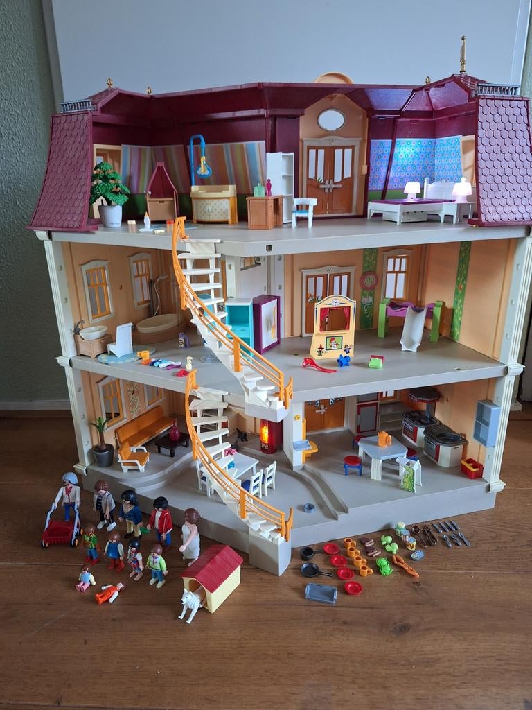 Playmobil 5302 herenhuis met inrichting/groot huis/veel/sets, Kinderen en Baby's, Speelgoed | Playmobil, Ophalen of Verzenden