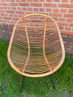 Mid Century bamboe fauteuil Rohé Noordwolde, Ophalen, Zo goed als nieuw, Bruin, Eén