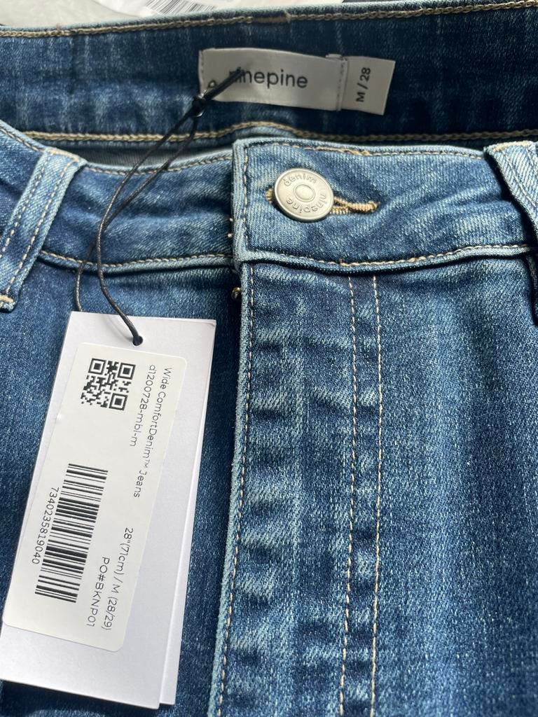Ninepine Wide Comfort Denim Jeans - Nieuw met label, Ophalen of Verzenden, Nieuw, Blauw, W28 - W29 (confectie 36)