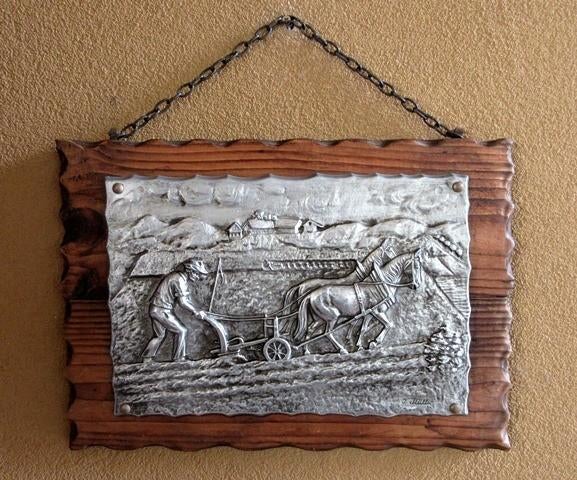 Boer ploegde voort decoratie akkerbouw landbouw BBB, Ophalen of Verzenden