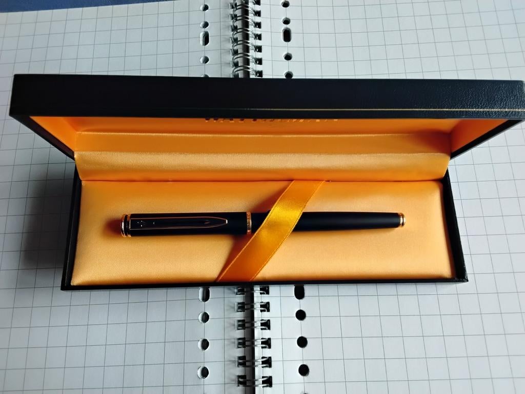 Waterman vulpen als nieuw, zwart, Verzamelen, Pennenverzamelingen, Ophalen of Verzenden, Zo goed als nieuw, Vulpen, Waterman