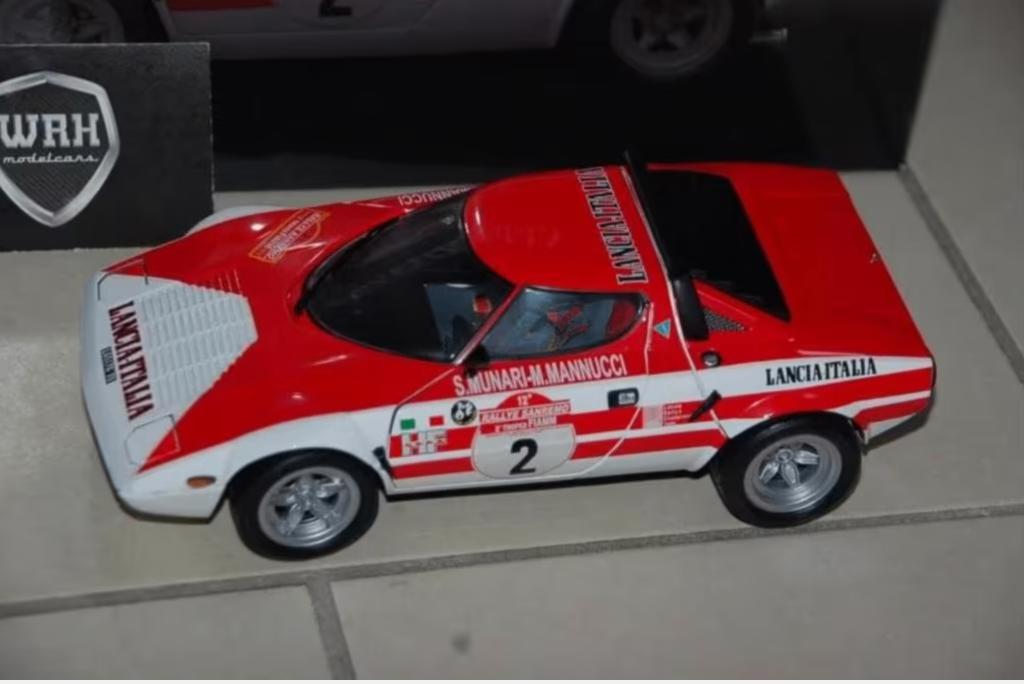 1:18 Lancia Stratos #2 SanREMO Rally Kyosho in box WRH, Verzenden, Zo goed als nieuw, Auto, Kyosho