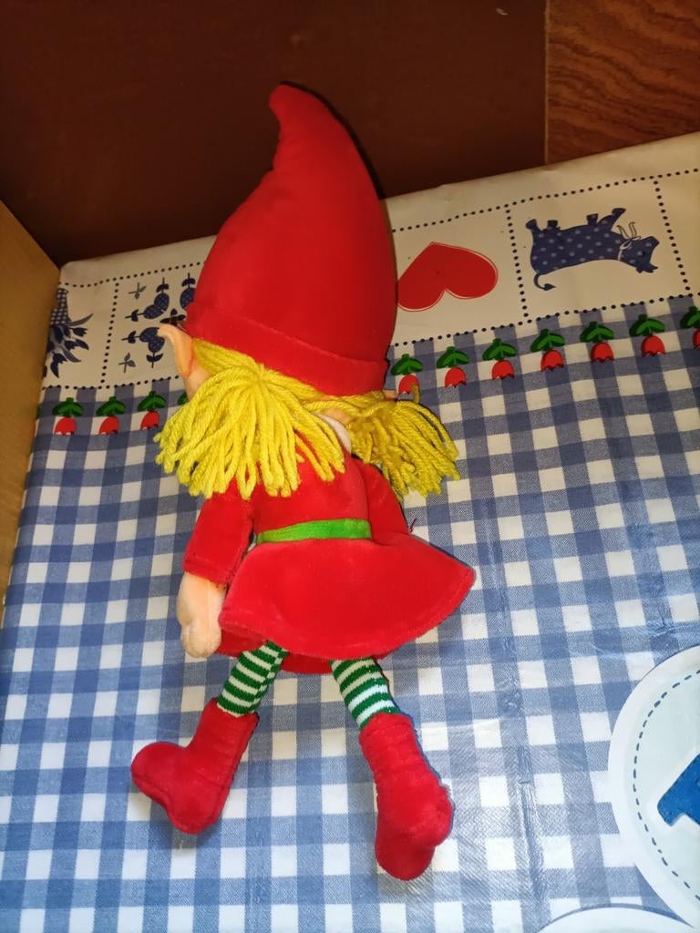 Kerst elfje 33 cm groot kerstelf, Ophalen of Verzenden, Zo goed als nieuw, Overige typen