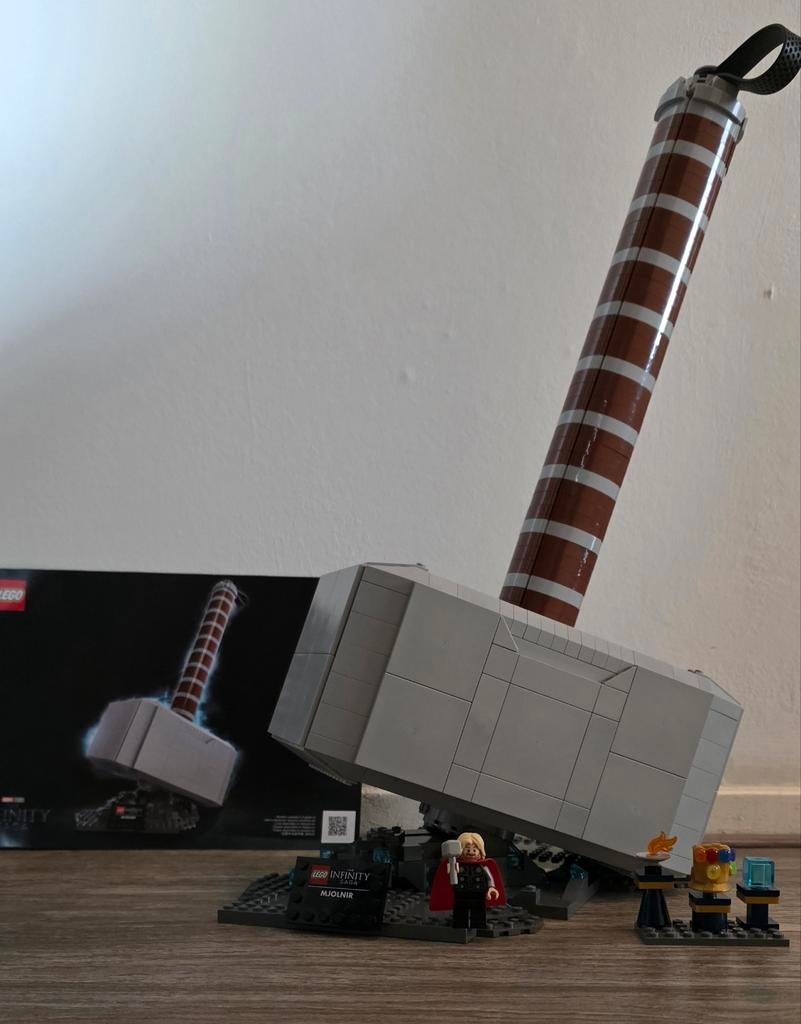 Lego Thor's Hamer Mjolnir met minifiguur en instructieboekje, Ophalen, Marvel, Lego, Zo goed als nieuw