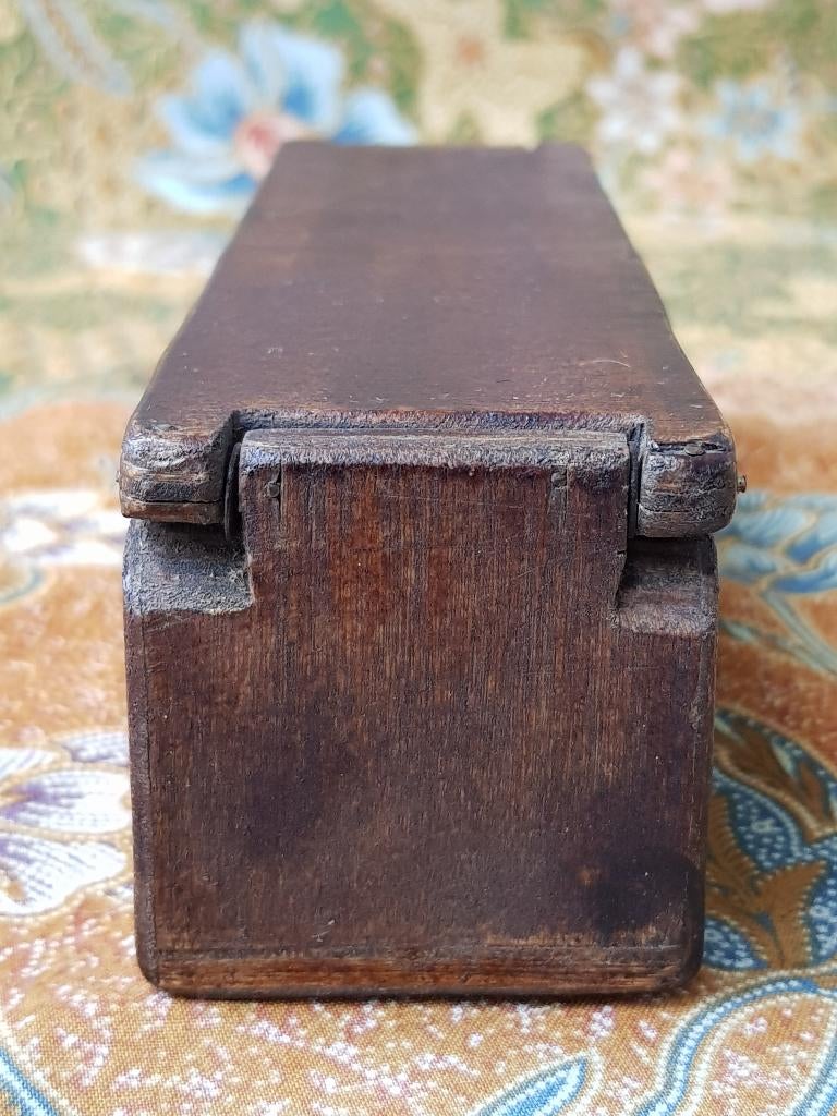 Mooi oud compleet dominospel uit Engeland in een kistje., Antiek en Kunst, Ophalen of Verzenden