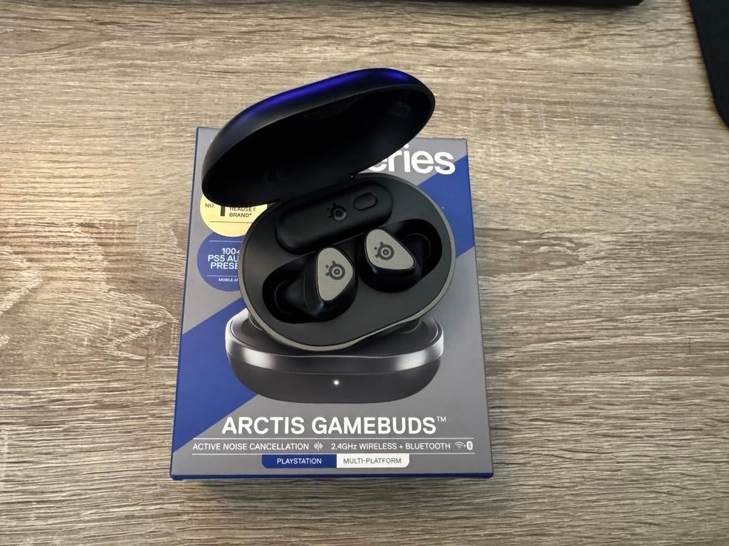 Steelseries arctis gamebuds PS5/PC, Computers en Software, Headsets, In-ear, Ophalen of Verzenden, Zo goed als nieuw, Draadloos
