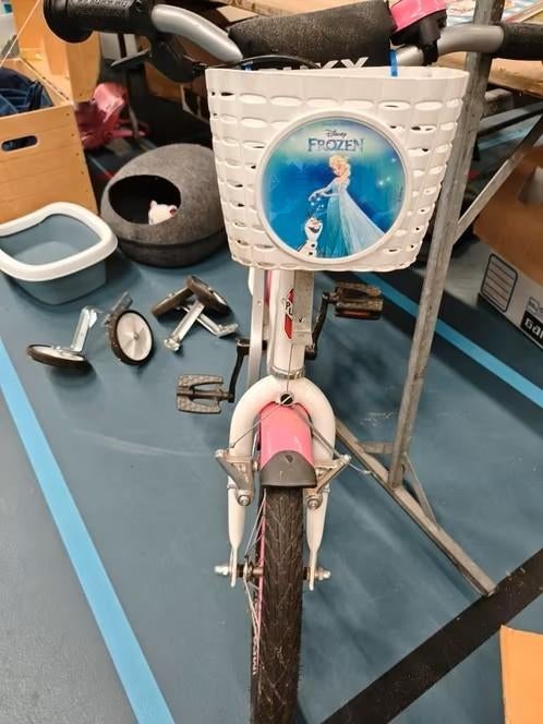 Puky ZL 16-1 Kinderfiets - Alpine Wit/Roze (16 inch), Fietsen en Brommers, Fietsen | Kinderfietsjes, Zijwieltjes, Puky, Ophalen of Verzenden