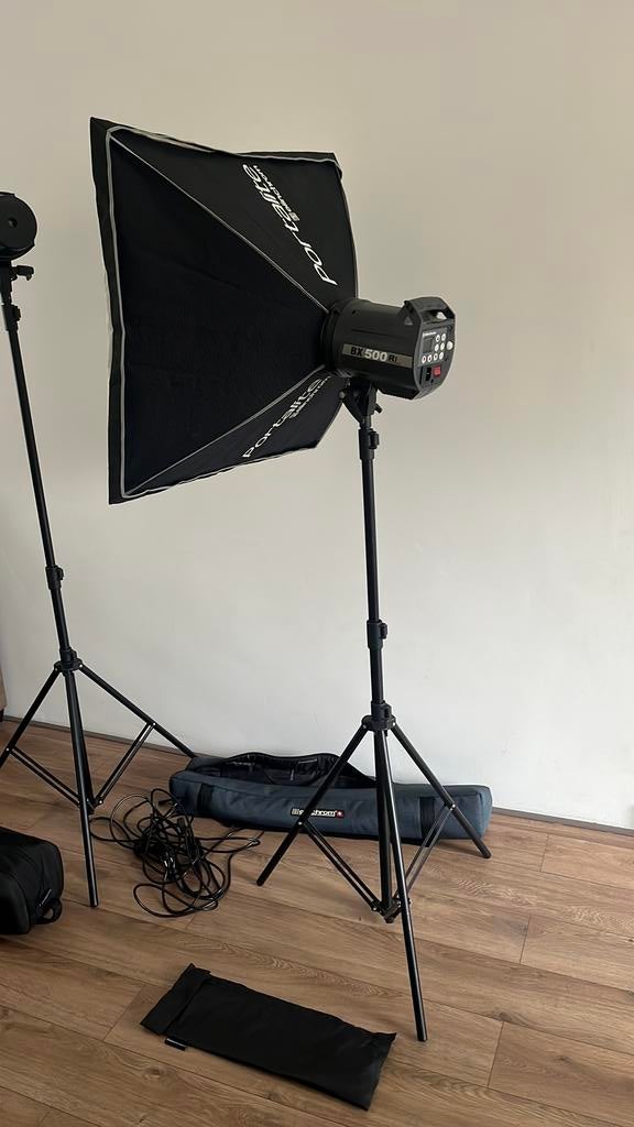 Fotoshoot elinchrom set, Audio, Tv en Foto, Fotografie | Fotostudio en Toebehoren, Ophalen of Verzenden, Zo goed als nieuw, Overige typen