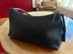 Zwarte Fred de la Bretoniere leren schoudertas, Sieraden, Tassen en Uiterlijk, Tassen | Schoudertassen, Overige merken, Gebruikt