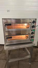 Dubbele pizza oven met stenen plaat 220 volt, Ophalen, Minder dan 45 cm, ...., Zo goed als nieuw
