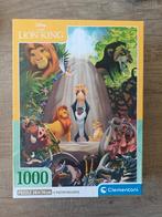 Lion King Puzzel 1000 Stukjes + Poster, Ophalen of Verzenden, 500 t/m 1500 stukjes, Zo goed als nieuw, Legpuzzel