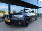Bmw 1-SERIE 118I M Sport Edition Aut. Ecc Leder Navi 2014, Euro 5, Cabriolet, 4 stoelen, Zwart