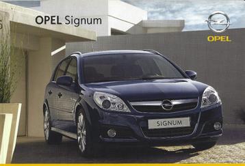 Brochure Opel Signum 2007 beschikbaar voor biedingen