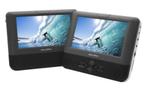 Salora DVP7046TWIN - Portable DVD speler - 2 schermen, Auto diversen, Zo goed als nieuw, Ophalen