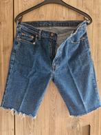 Levi's jeans kort maat 32, Ophalen, Blauw, W32 (confectie 46) of kleiner, Zo goed als nieuw