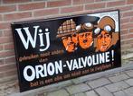 Pracht handgemaakt repro emaille bord Orion-Valvoline., Reclamebord, ., Nieuw, Ophalen of Verzenden