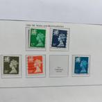Engeland Wales 1986 - 1988  Mi 46 - 49,51, Ophalen of Verzenden, Gestempeld