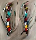 Gena Gennadyj- Twee Luik- Handgeschilderd- Uniek, Antiek en Kunst, Ophalen of Verzenden