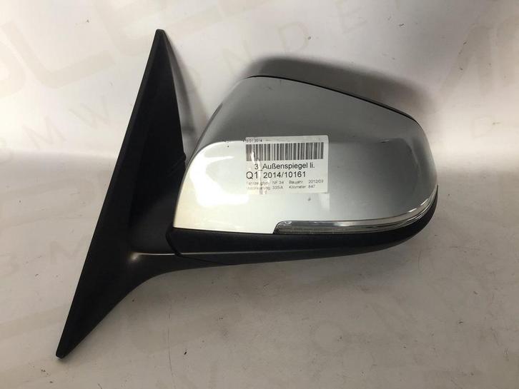 Buitenspiegel links (zilver) BMW F34 (GT) 021185, Auto-onderdelen, Spiegels, BMW, Gebruikt, Ophalen of Verzenden
