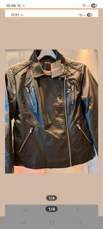 geheel nieuw Only zwart faux leather dames bikerjack (M), Maat 38/40 (M), Only, Zwart, Nieuw