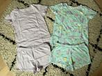 Shortama pyjama Hema meisje zomer maat 134/140, Kinderen en Baby's, Meisje, Gebruikt, Ophalen of Verzenden, H&M