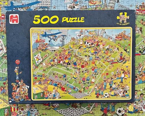 Jan van Haasteren - Voetbal - 500 stukjes, Hobby en Vrije tijd, Denksport en Puzzels, Zo goed als nieuw, Legpuzzel, 500 t/m 1500 stukjes