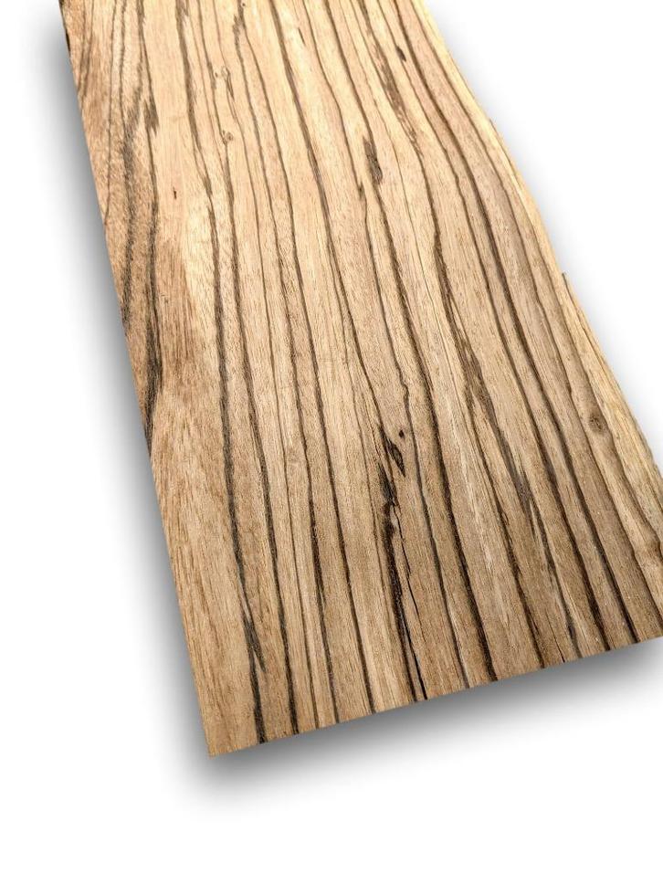 Zebrano fineer | 215x17 cm, Hobby en Vrije tijd, Overige Hobby en Vrije tijd, Nieuw, Verzenden