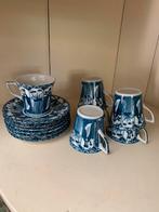 Set van 6 kop en schotels, Ophalen