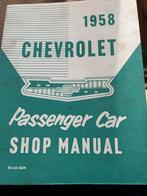 1958 Chevrolet Werkplaatshandleiding, Ophalen of Verzenden, Zo goed als nieuw, Auto's