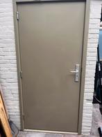 Mooie zware buiten deur ingefreesde tochtstrip, Doe-het-zelf en Verbouw, Deuren en Horren, 200 tot 215 cm, Hout, Ophalen, 100 tot 120 cm